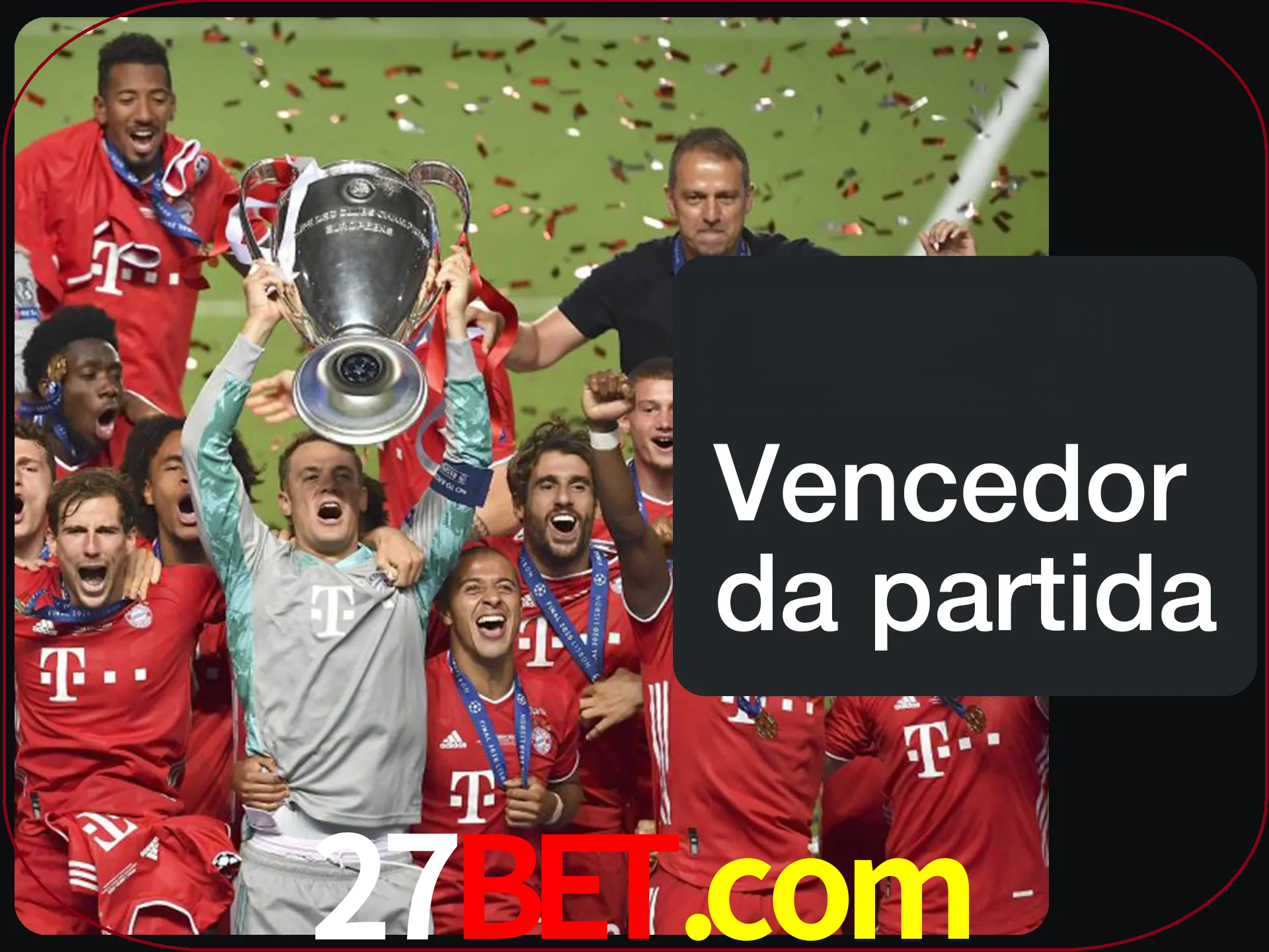 Aposte no vencedor e ganhe uma grande quantia de dinheiro.
