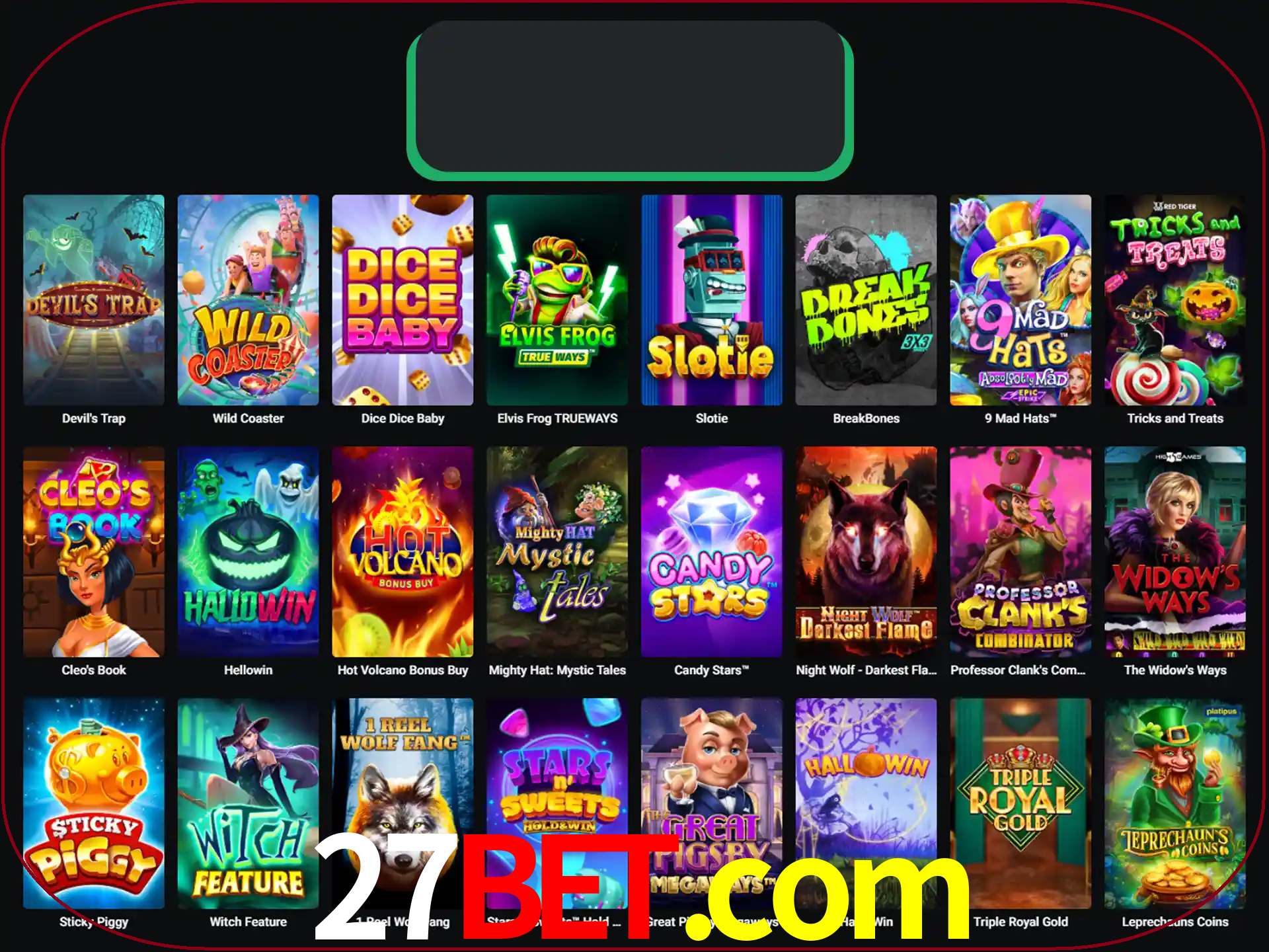Procure por seus amados jogos de slot.