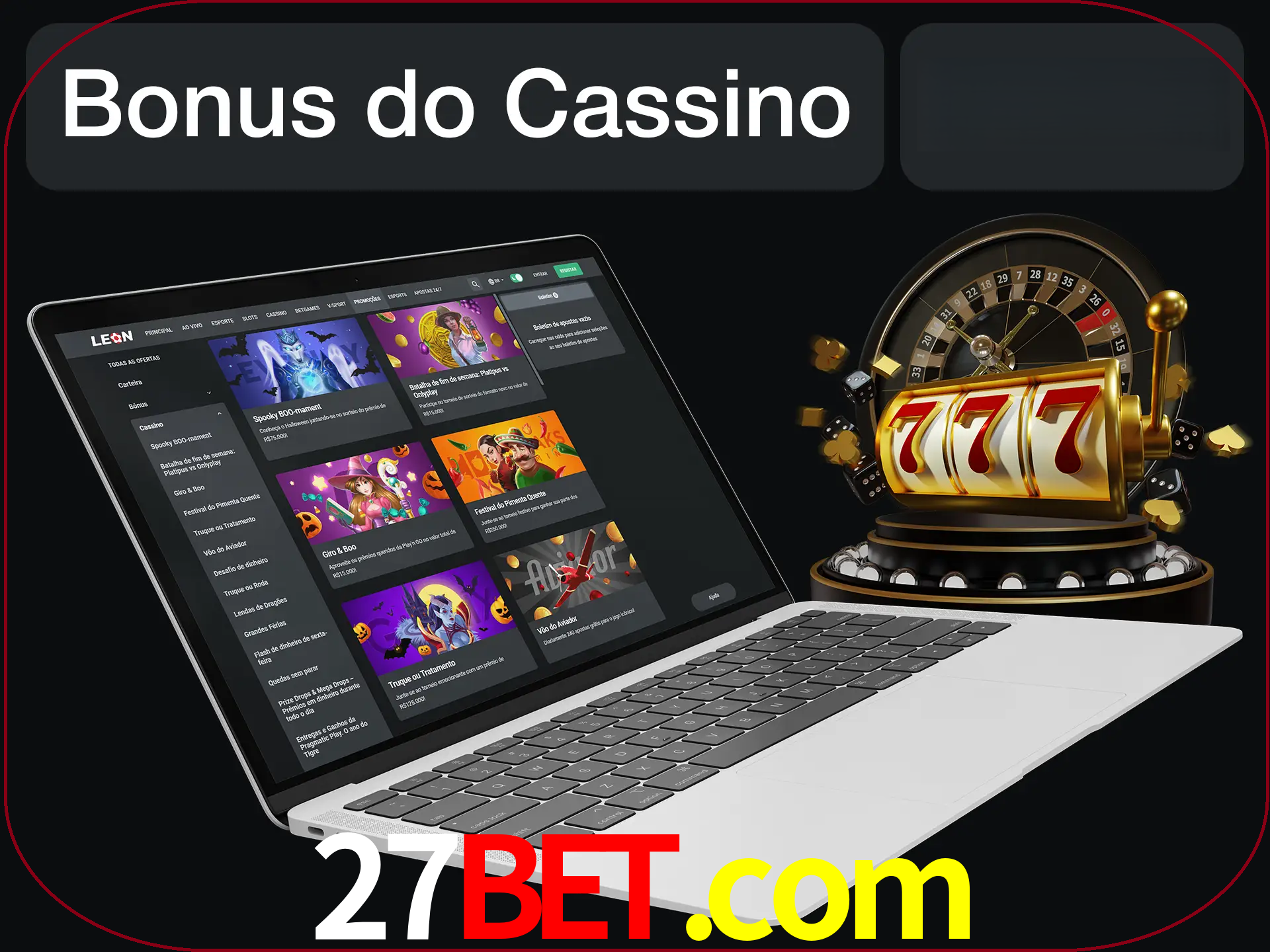 Use o bônus do cassino para começar melhor.